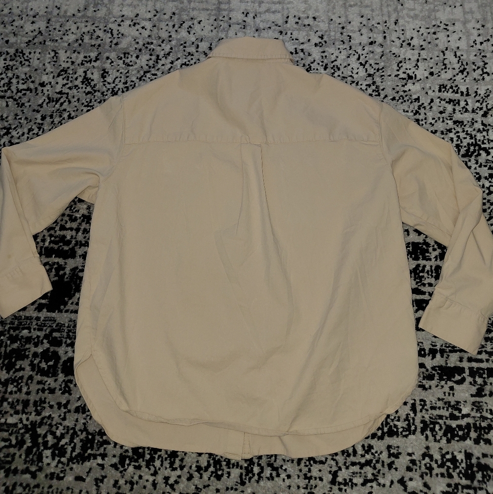 Future Collective x Reese Blutstein Tan Oversized Western Shirt XS Limited Ed - Picture 12 of 13